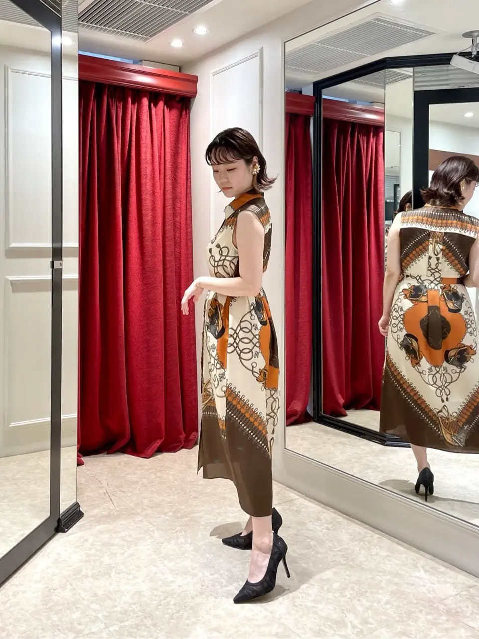 GRACE CONTINENTAL SAYUMI Nagashima コーディネート画像