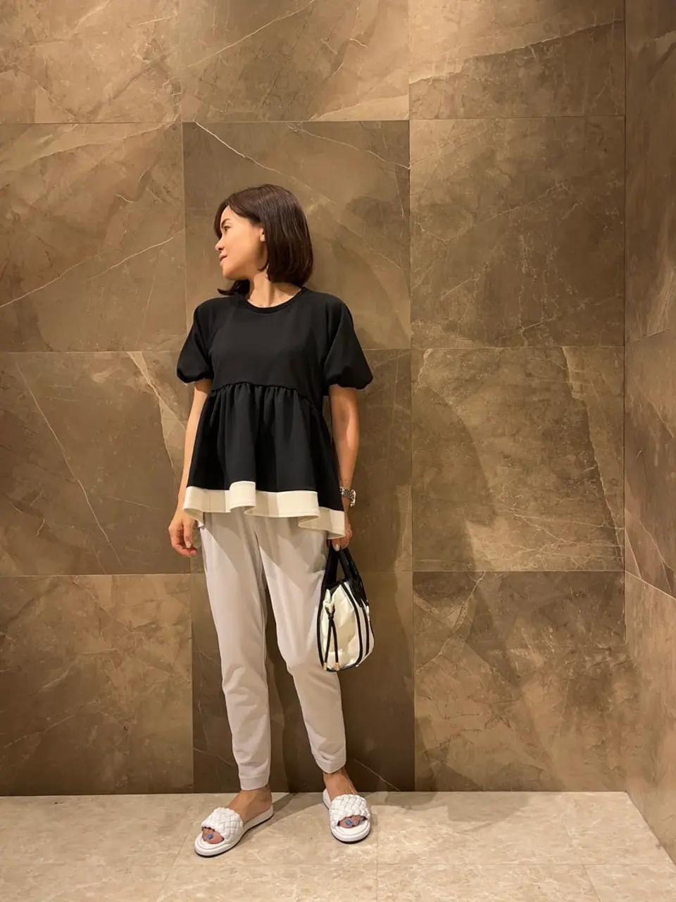 ANTHEM スリークグレー パンツ タックレギンスパンツ / GRACE CONTINENTAL | GRACE CONTINENTAL