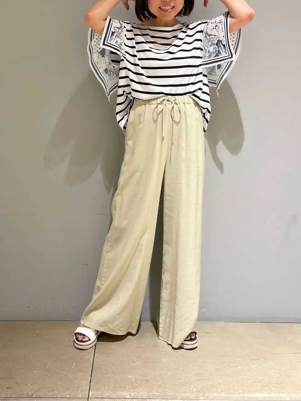 GRACE CONTINENTAL 穐山　香織 コーディネート画像