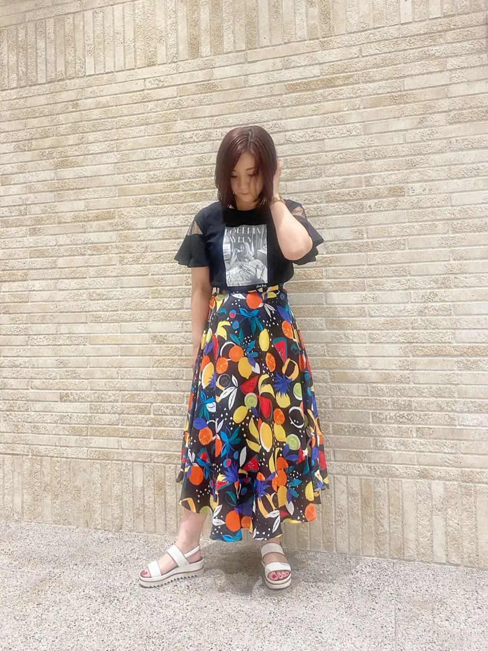 GRACE CONTINENTAL MOMOKO コーディネート画像