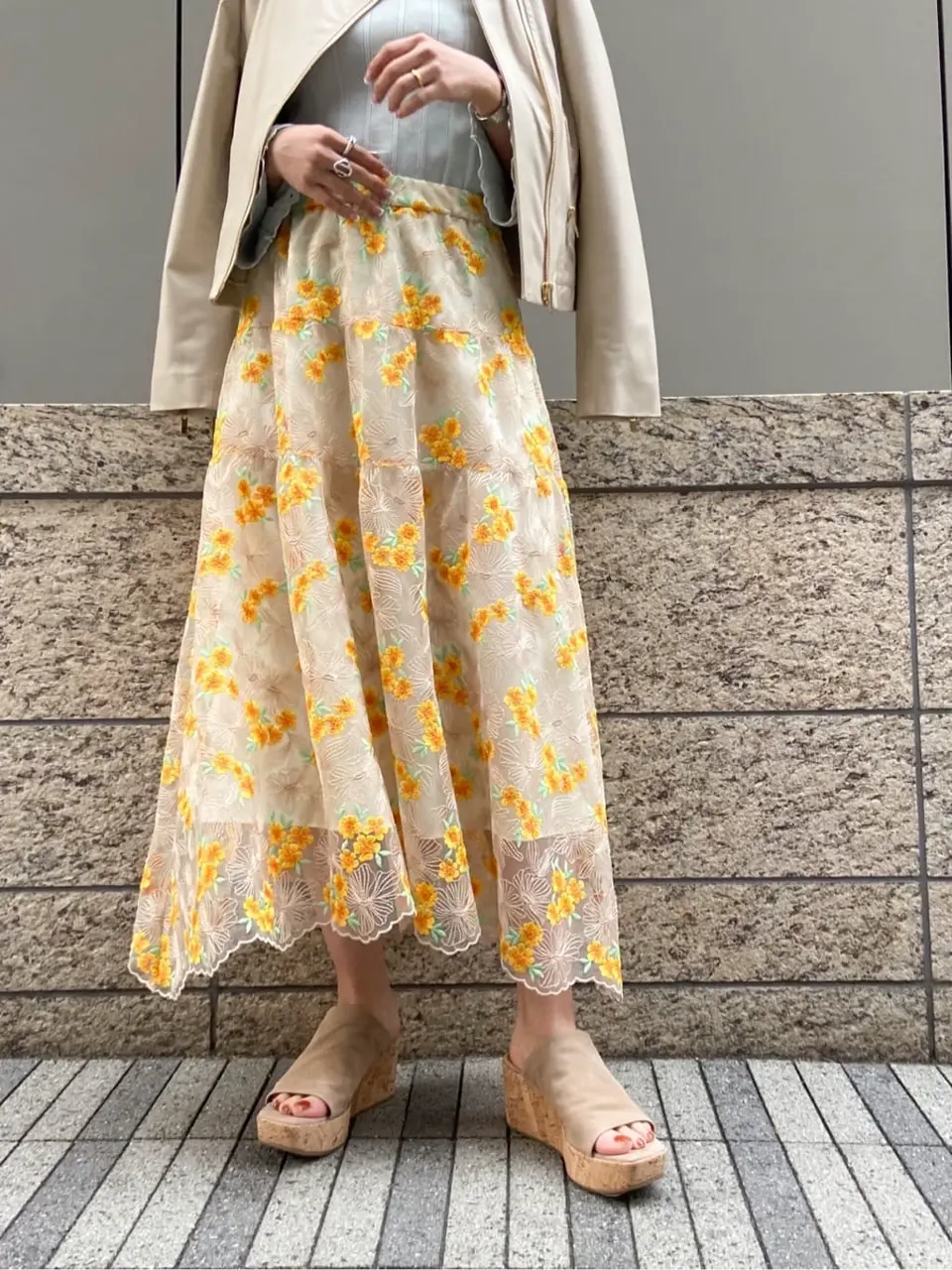 GRACE CONTINENTAL 古川温子 コーディネート画像