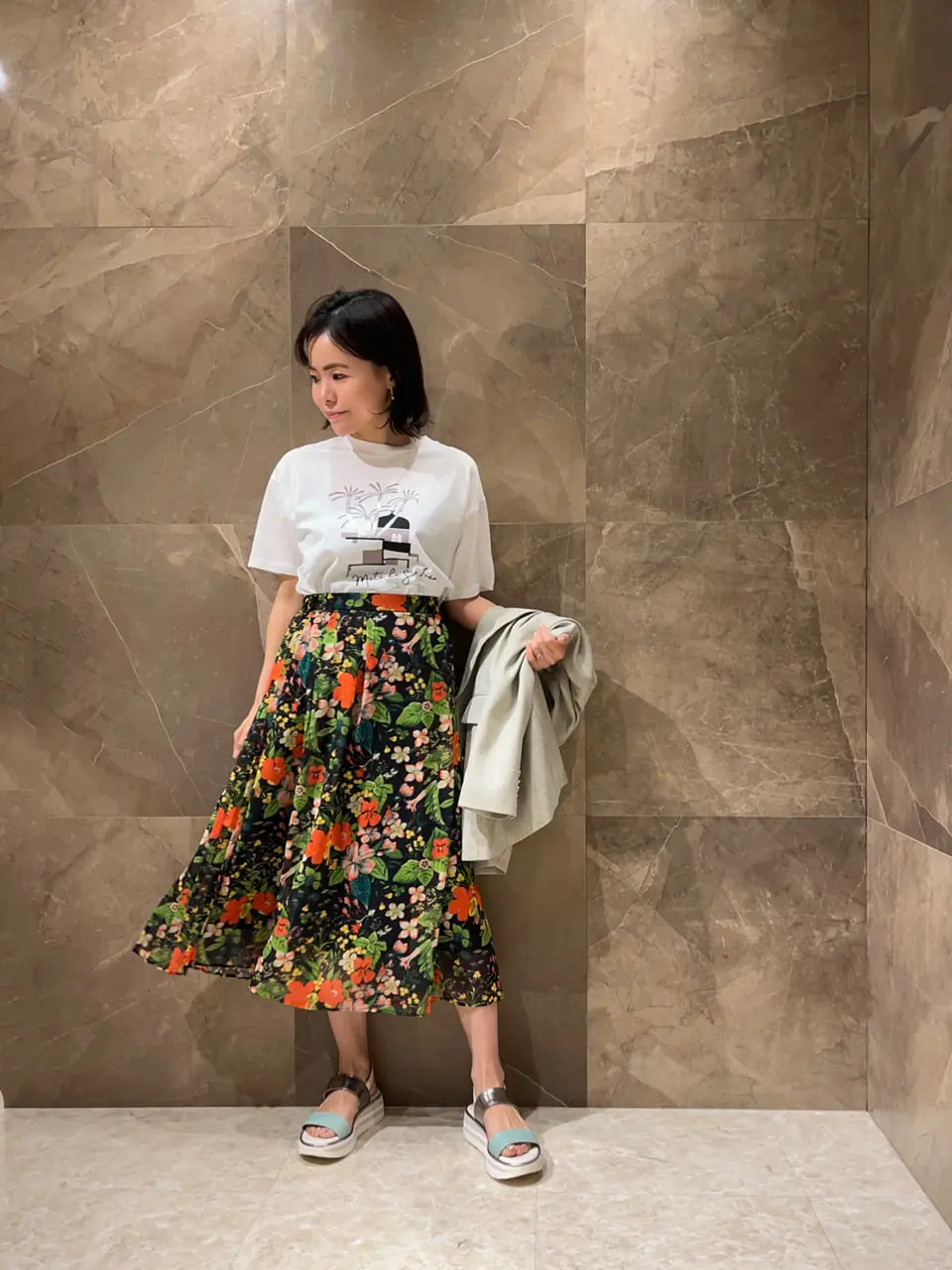 GRACE CONTINENTAL 穐山　香織 コーディネート画像