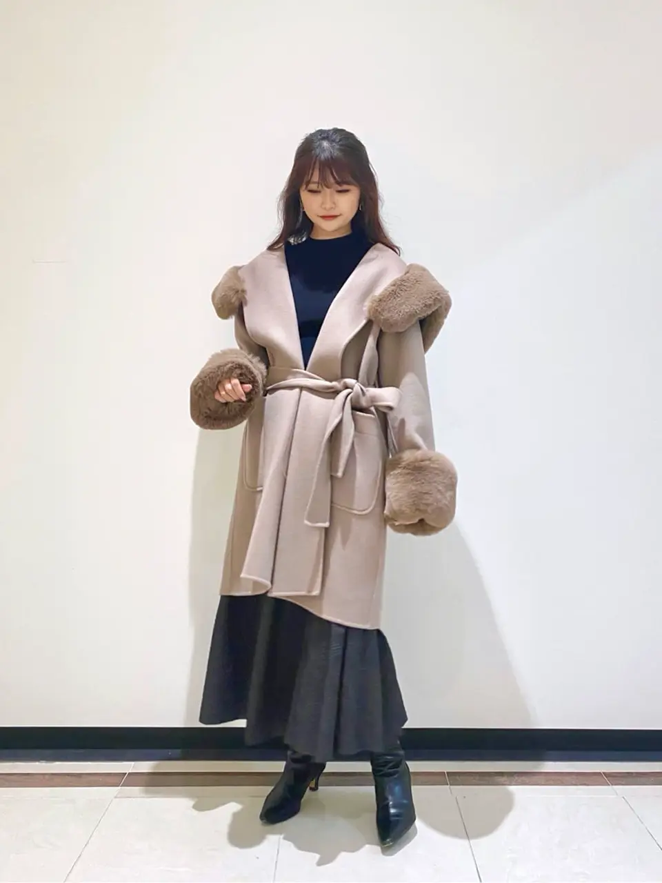 GRACE CONTINENTAL MORITA AI コーディネート画像