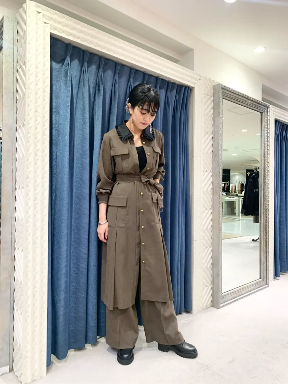 GRACE CONTINENTAL yoshi コーディネート画像