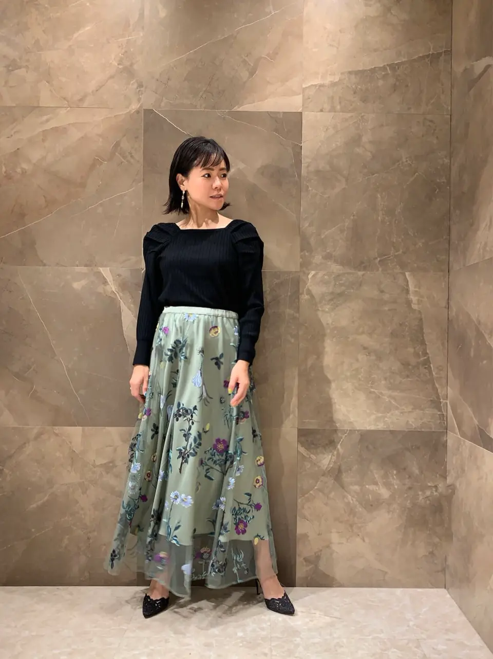 GRACE CONTINENTAL 穐山　香織 コーディネート画像