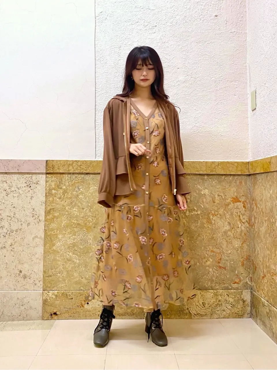 GRACE CONTINENTAL MORITA AI コーディネート画像