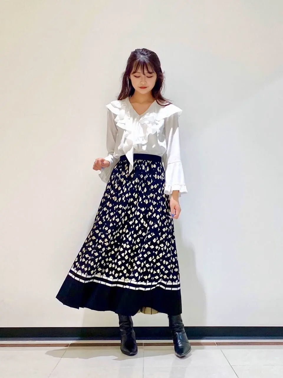 GRACE CONTINENTAL MORITA AI コーディネート画像