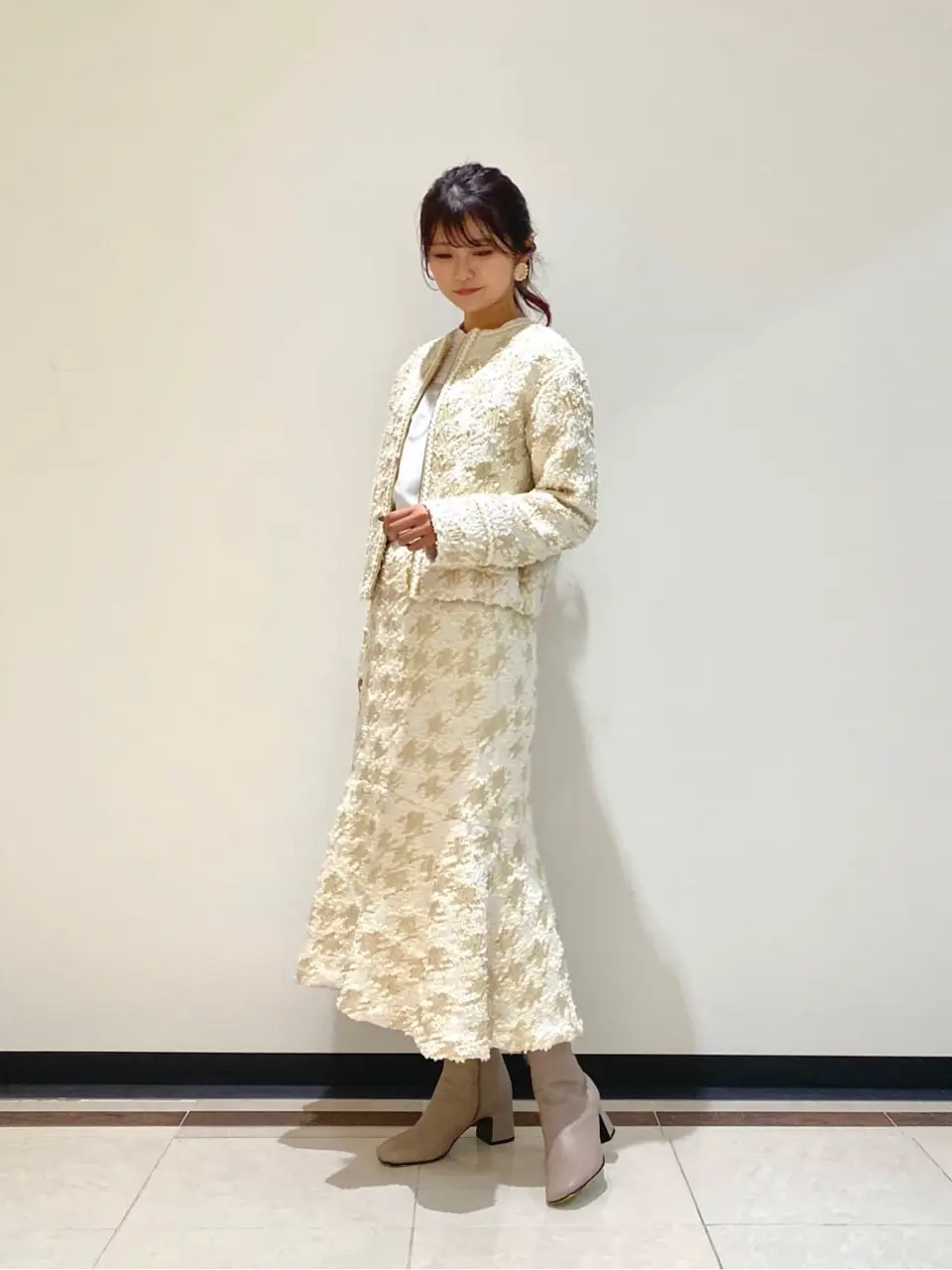 GRACE CONTINENTAL MORITA AI コーディネート画像