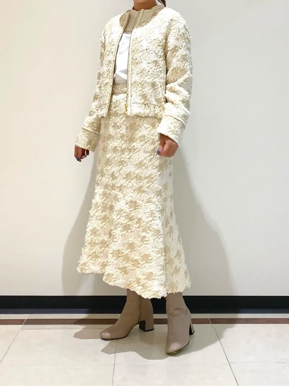 GRACE CONTINENTAL MORITA AI コーディネート画像