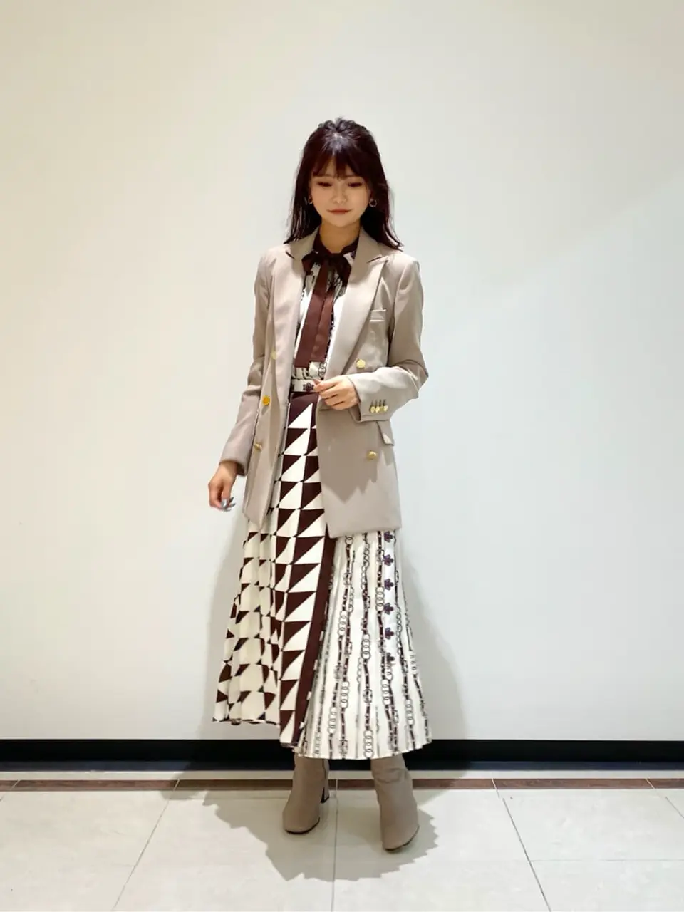 GRACE CONTINENTAL MORITA AI コーディネート画像