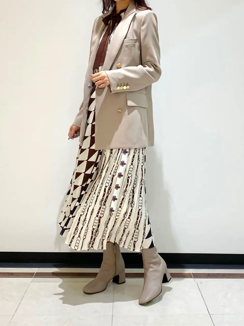 GRACE CONTINENTAL MORITA AI コーディネート画像