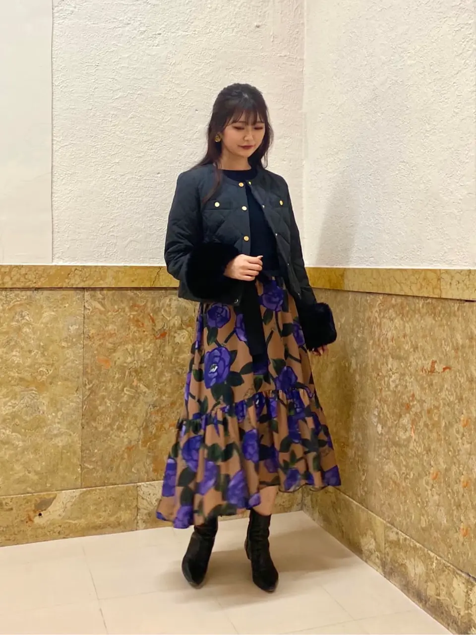 GRACE CONTINENTAL MORITA AI コーディネート画像