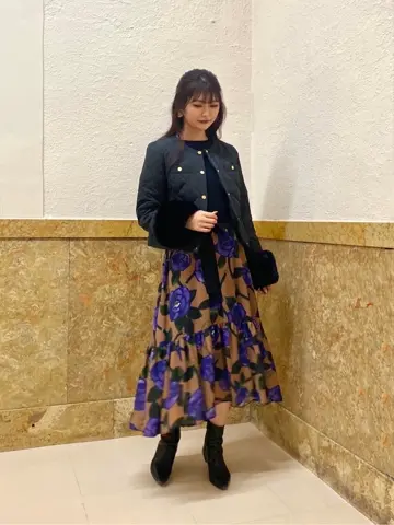 GRACE CONTINENTAL MORITA AI コーディネート画像