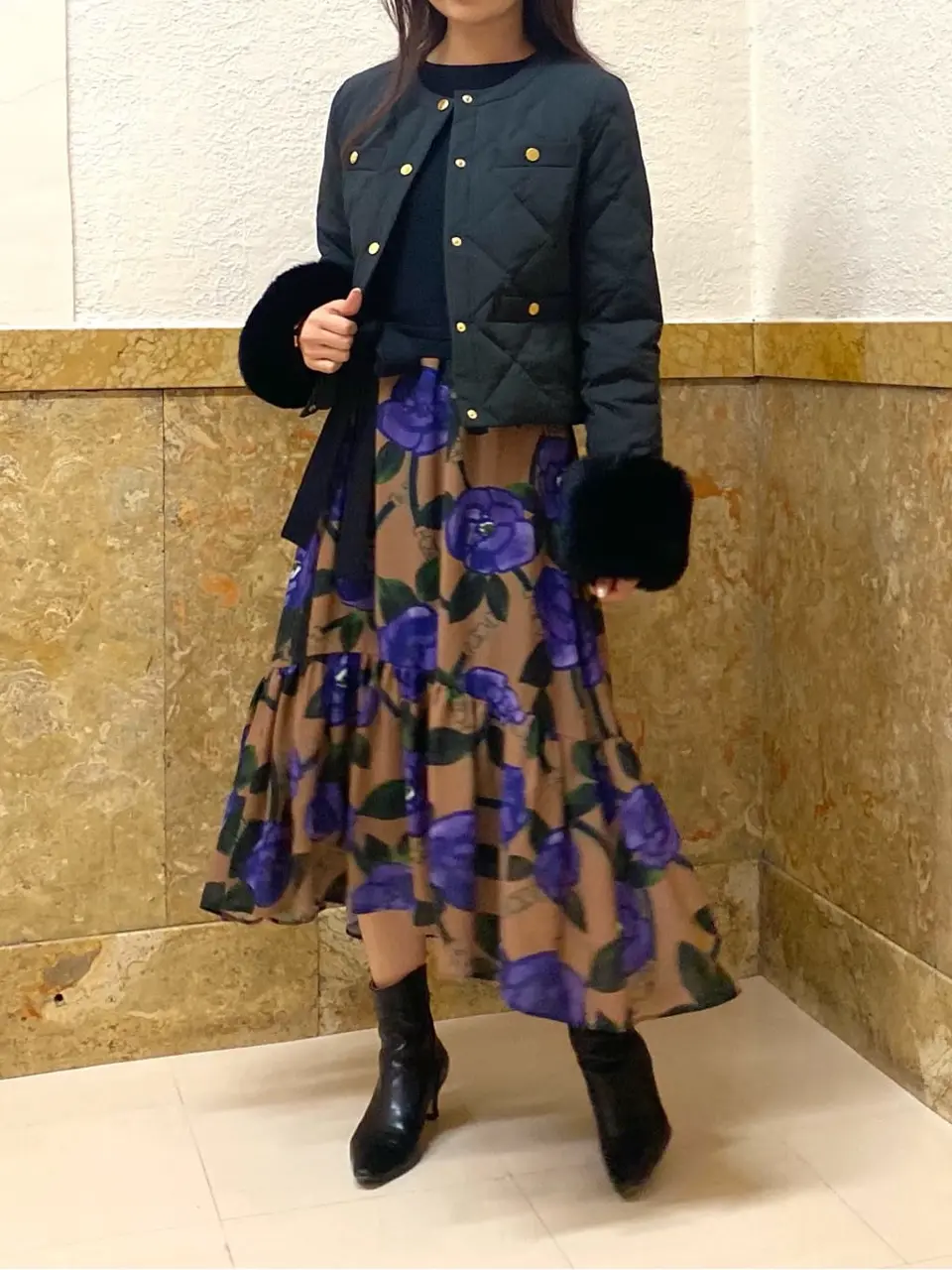 GRACE CONTINENTAL MORITA AI コーディネート画像