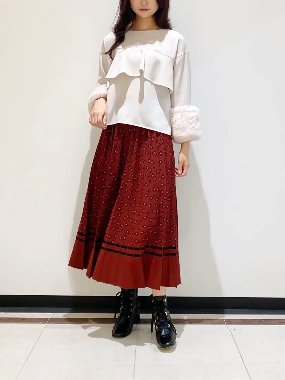 GRACE CONTINENTAL MORITA AI コーディネート画像