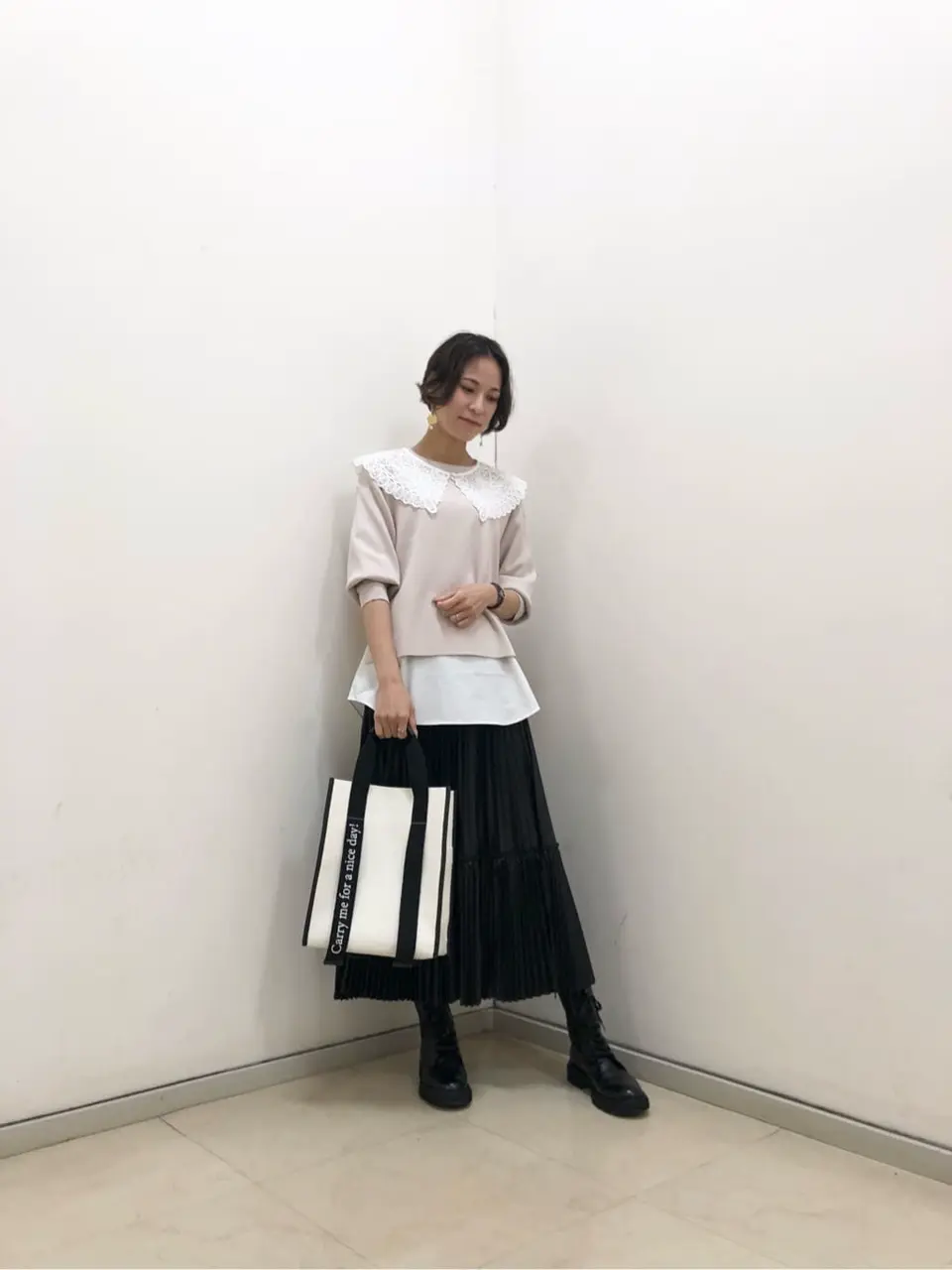 GRACE CONTINENTAL 亀田 未希 コーディネート画像