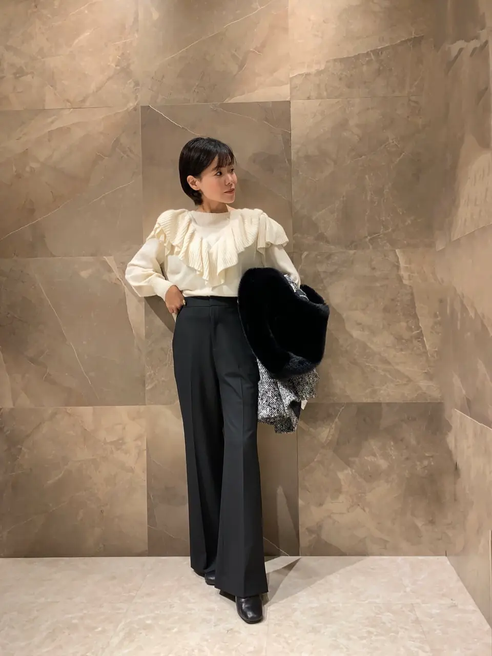 GRACE CONTINENTAL 穐山　香織 コーディネート画像