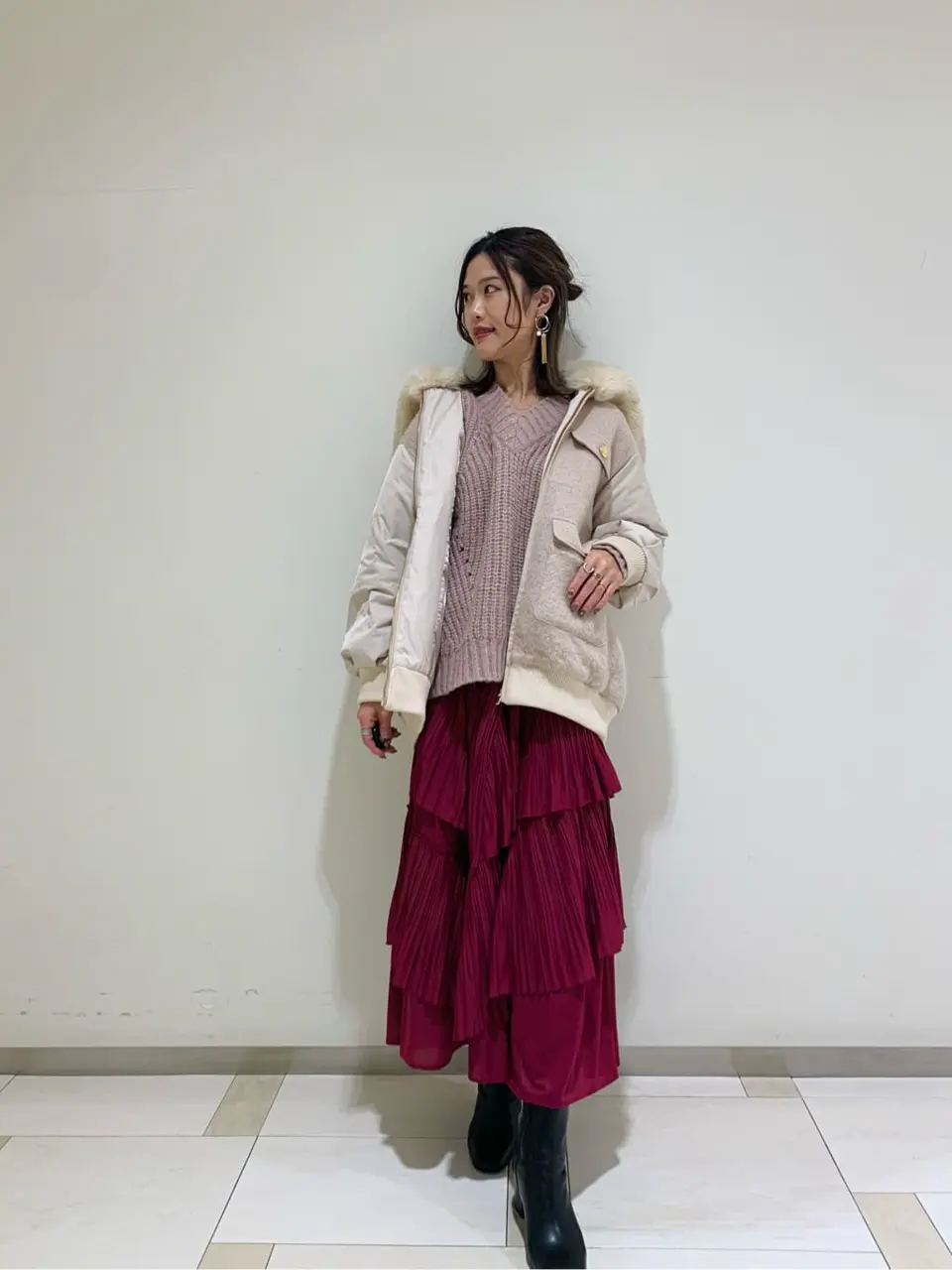 GRACE CONTINENTAL A.Kameyama コーディネート画像