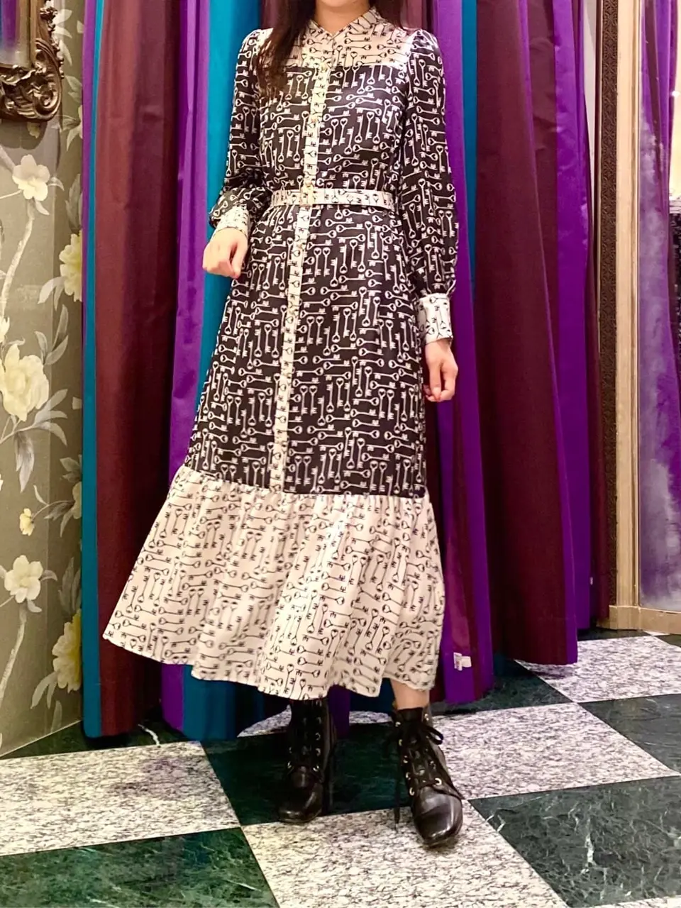 GRACE CONTINENTAL MORITA AI コーディネート画像