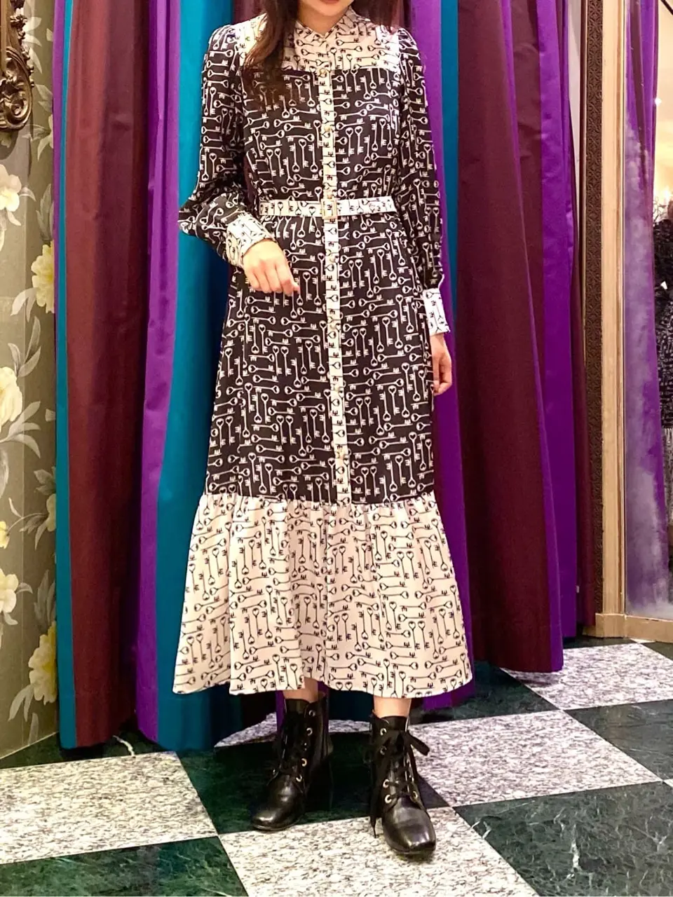 GRACE CONTINENTAL MORITA AI コーディネート画像