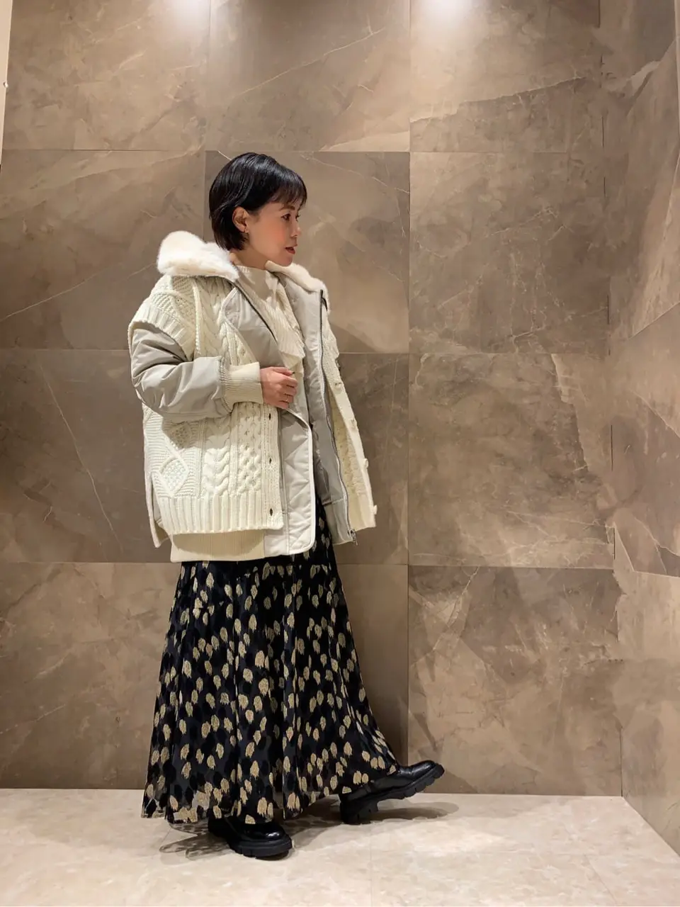 GRACE CONTINENTAL 穐山　香織 コーディネート画像