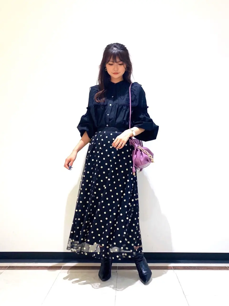 GRACE CONTINENTAL MORITA AI コーディネート画像