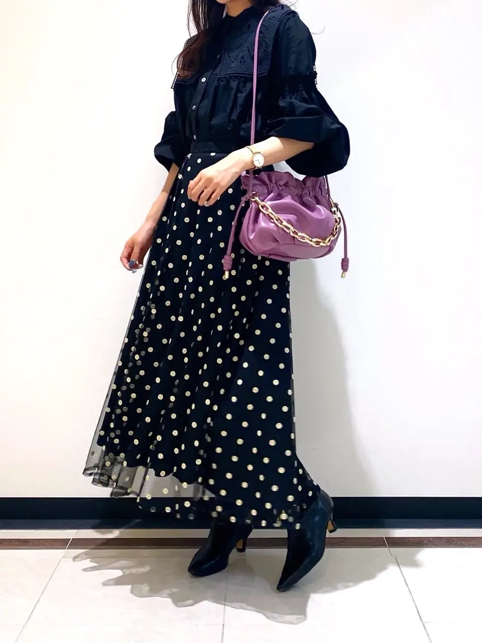 GRACE CONTINENTAL MORITA AI コーディネート画像