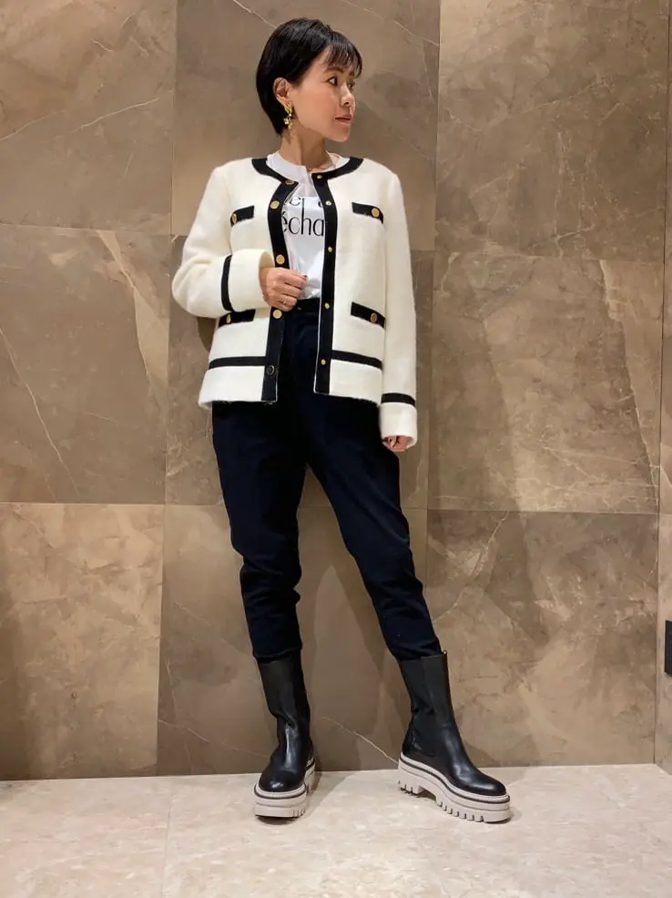 GRACE CONTINENTAL 穐山　香織 コーディネート画像