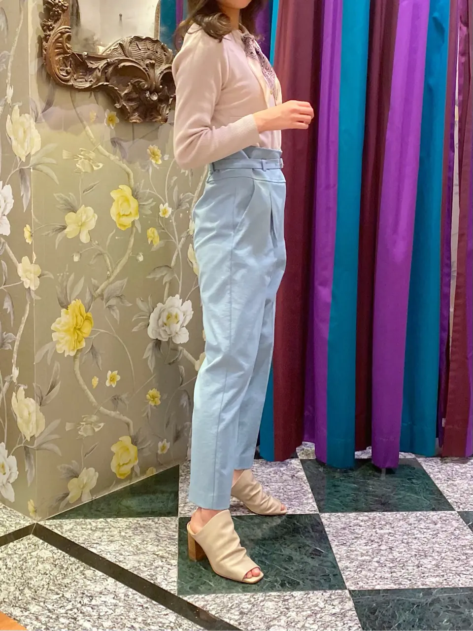 GRACE CONTINENTAL MORITA AI コーディネート画像