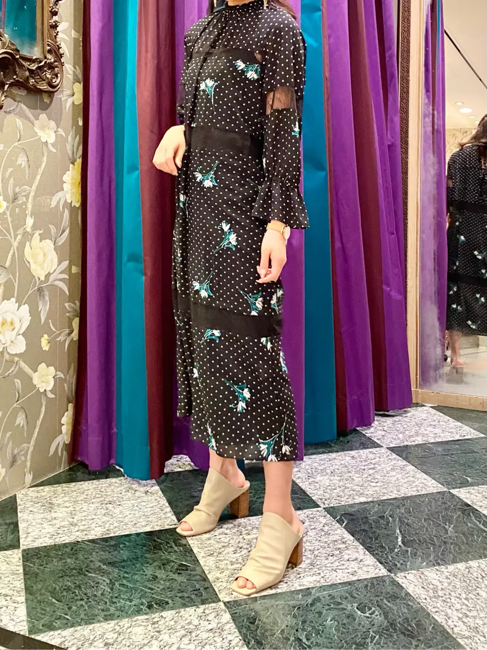 GRACE CONTINENTAL MORITA AI コーディネート画像