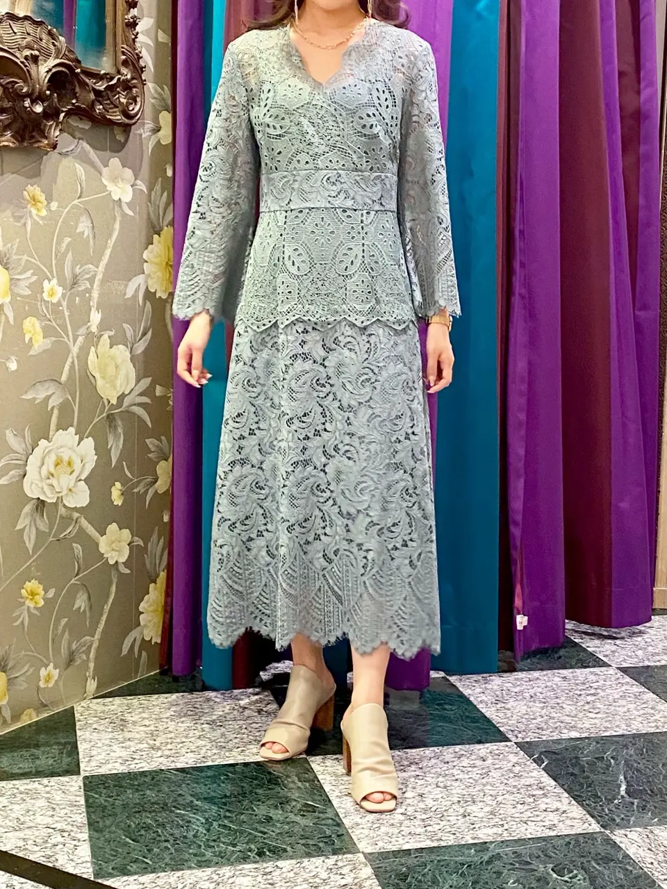 GRACE CONTINENTAL MORITA AI コーディネート画像