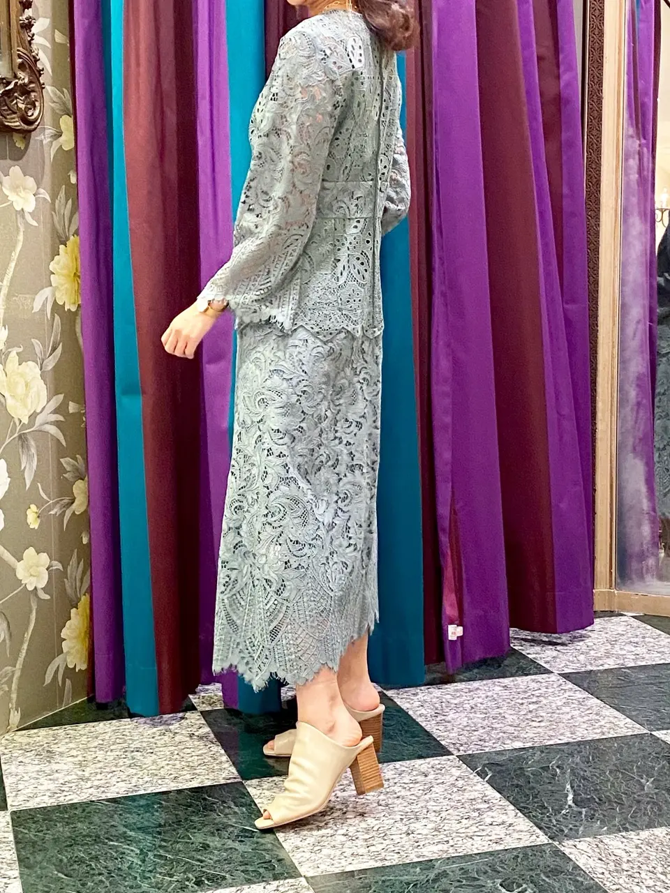 GRACE CONTINENTAL MORITA AI コーディネート画像