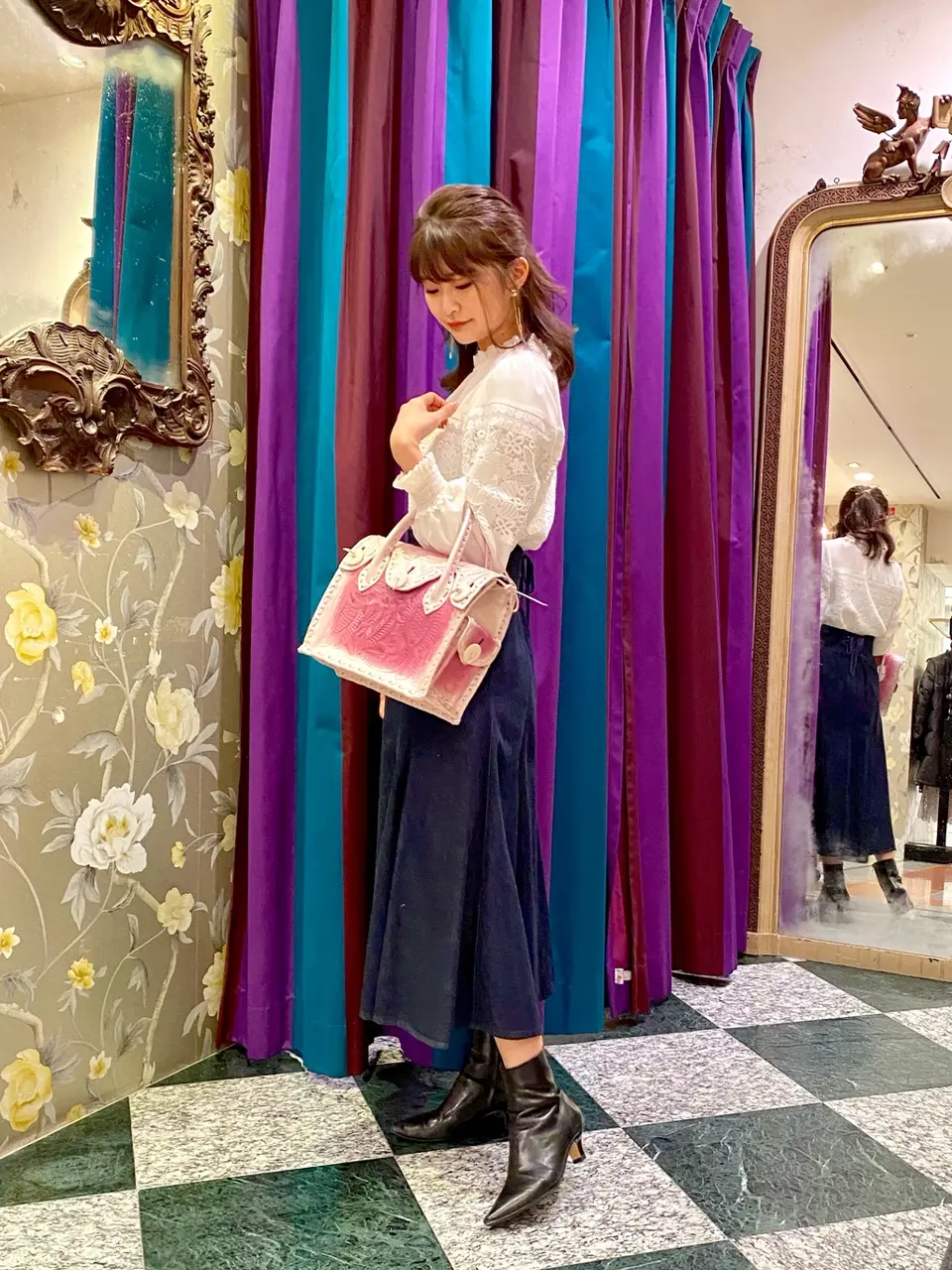 GRACE CONTINENTAL MORITA AI コーディネート画像