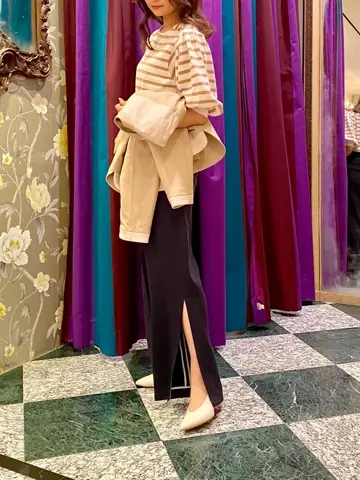 GRACE CONTINENTAL MORITA AI コーディネート画像