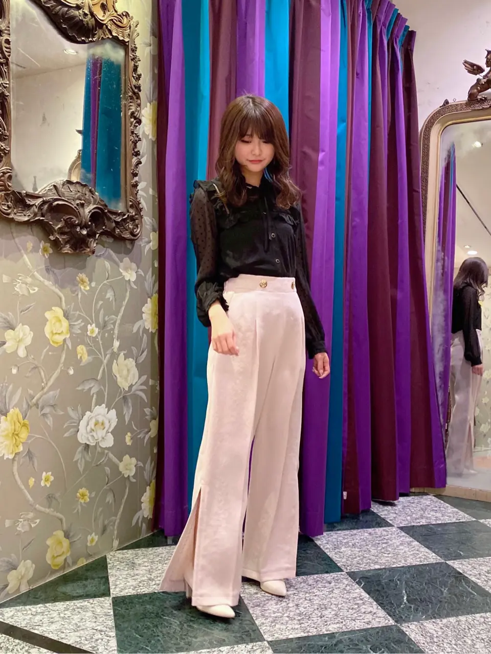 GRACE CONTINENTAL MORITA AI コーディネート画像