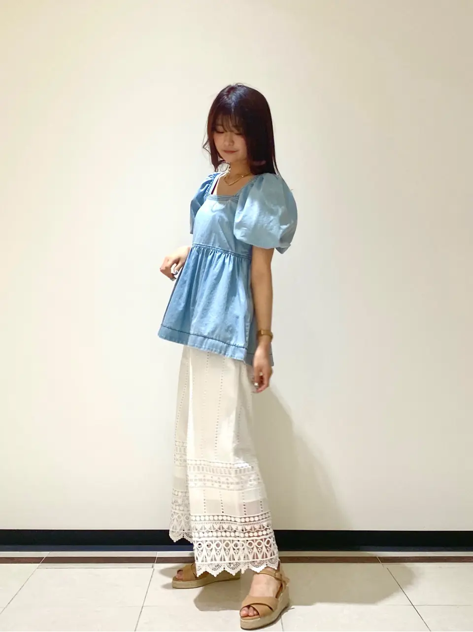 GRACE CONTINENTAL MORITA AI コーディネート画像