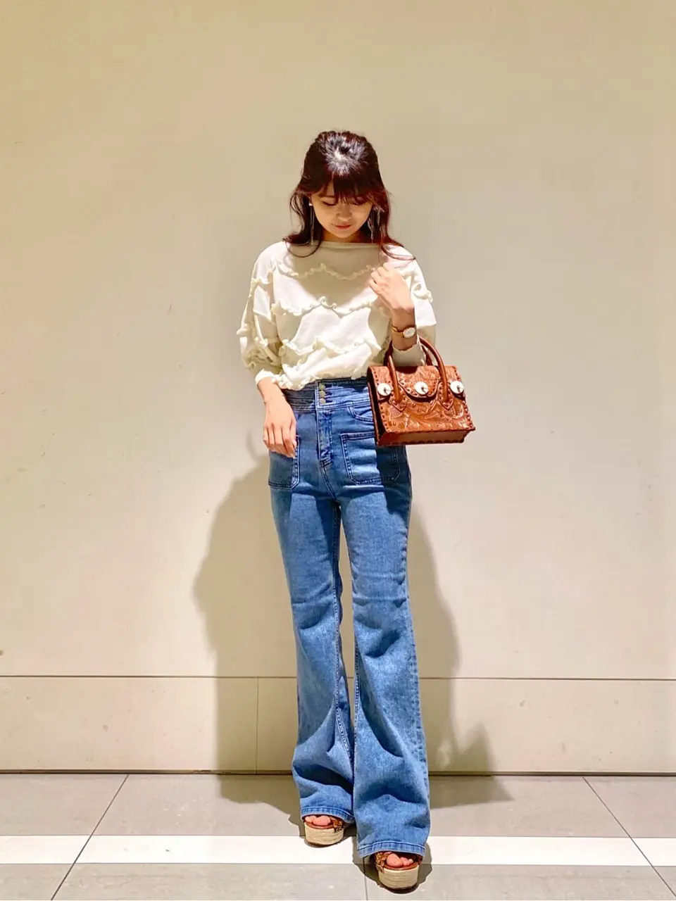 GRACE CONTINENTAL MORITA AI コーディネート画像