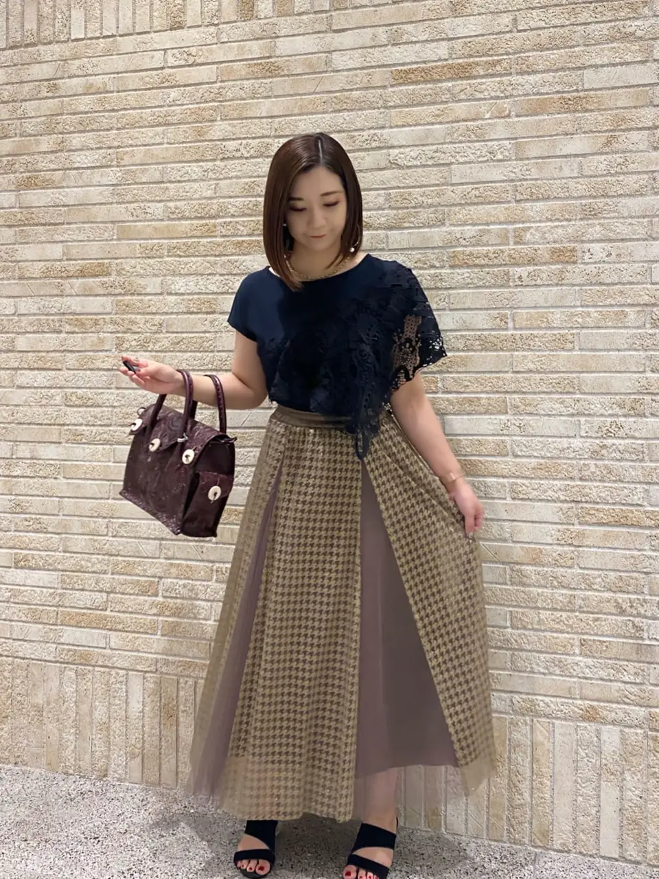 GRACE CONTINENTAL MOMOKO コーディネート画像