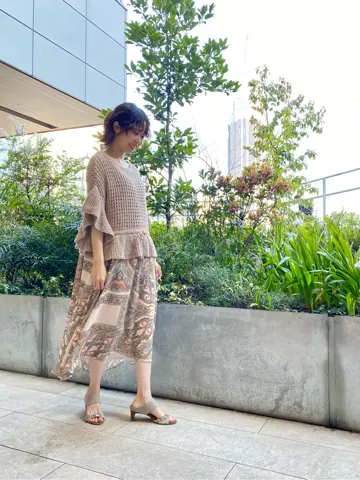 GRACE CONTINENTAL Abe コーディネート画像