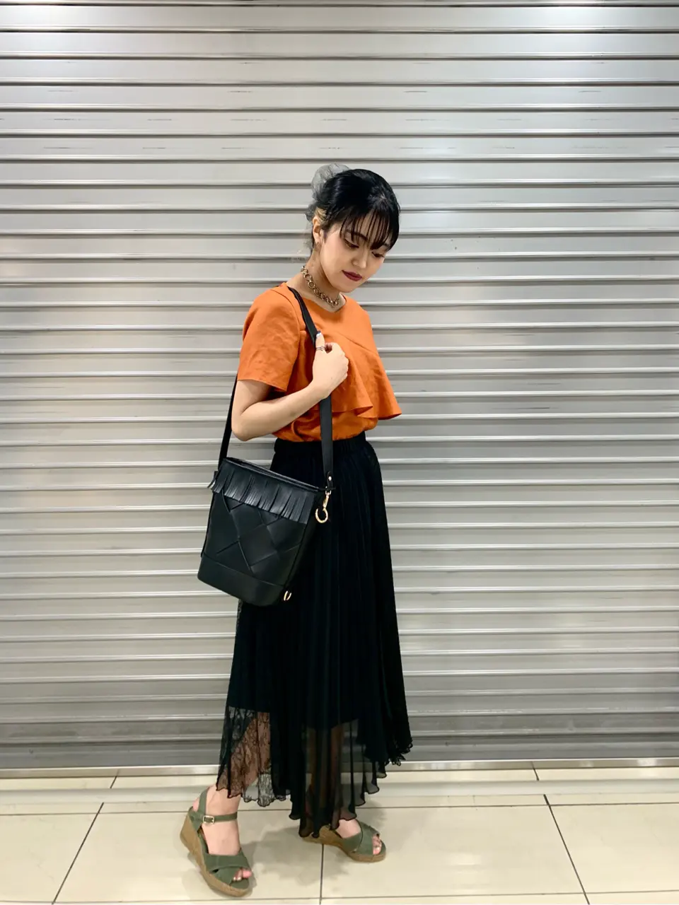 GRACE CONTINENTAL yoshi コーディネート画像