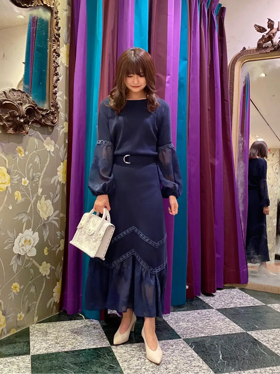 GRACE CONTINENTAL MORITA AI コーディネート画像