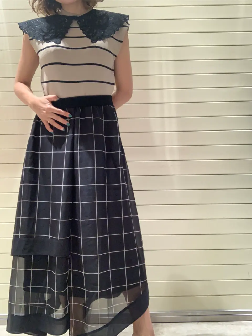 GRACE CONTINENTAL 穐山　香織 コーディネート画像