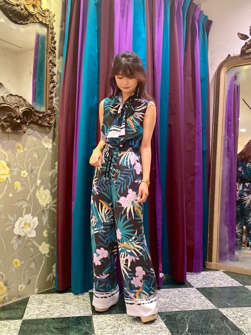 GRACE CONTINENTAL MORITA AI コーディネート画像