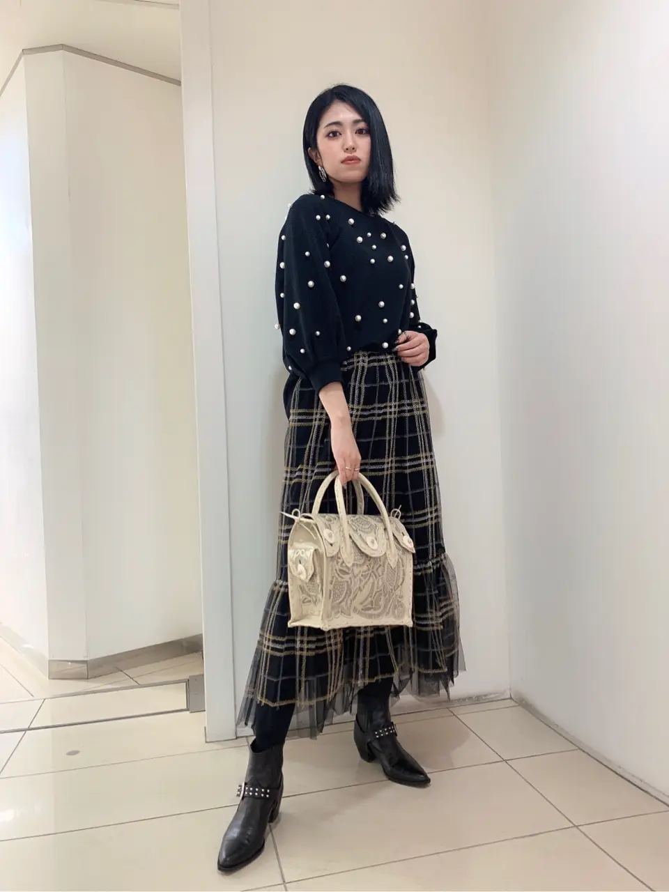 GRACE CONTINENTAL yoshi コーディネート画像