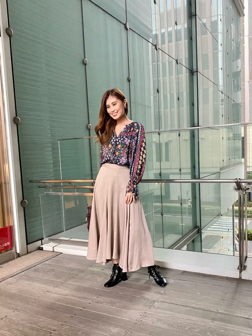 GRACE CONTINENTAL 志田　悠 コーディネート画像