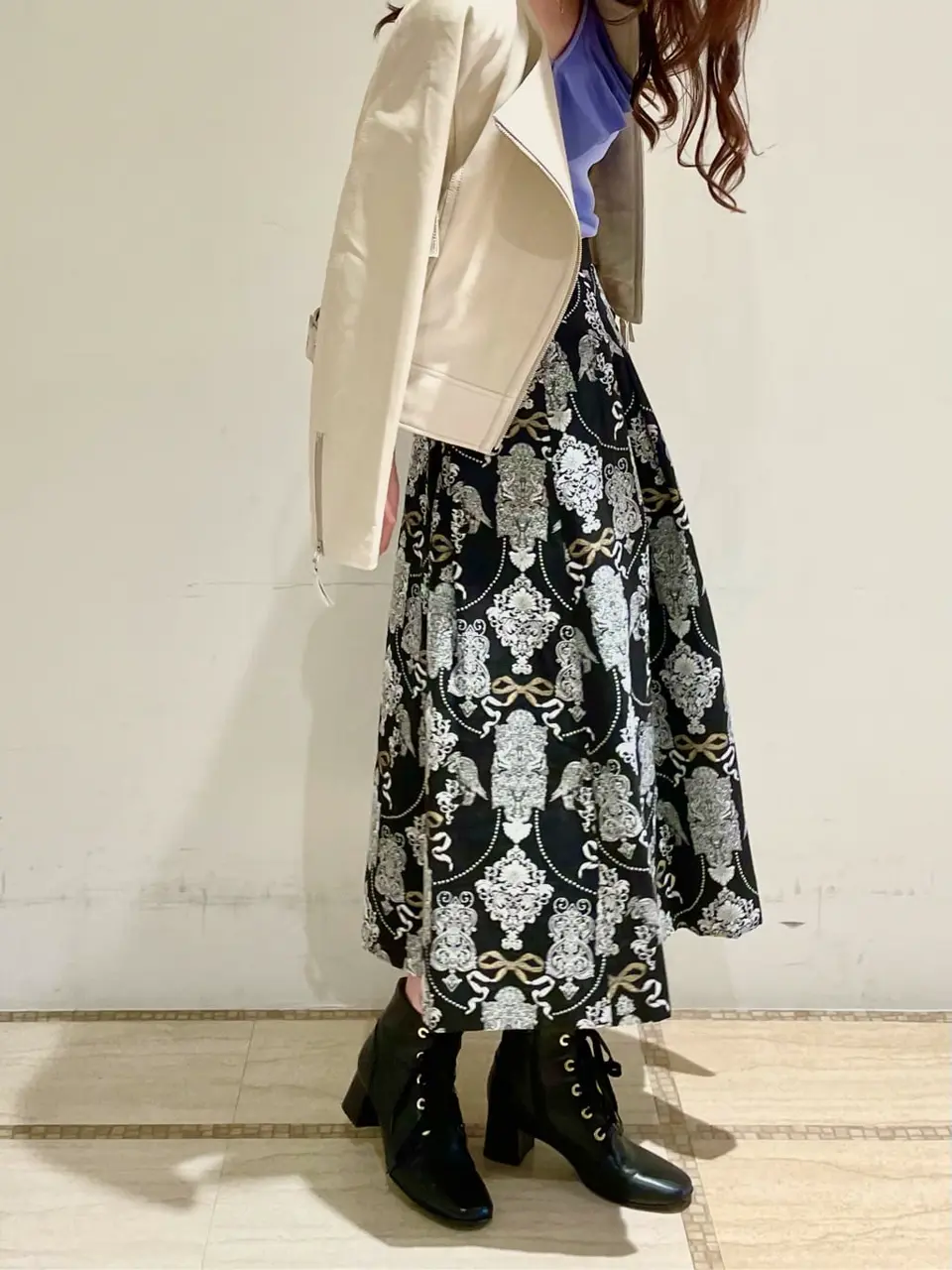 GRACE CONTINENTAL yukina コーディネート画像