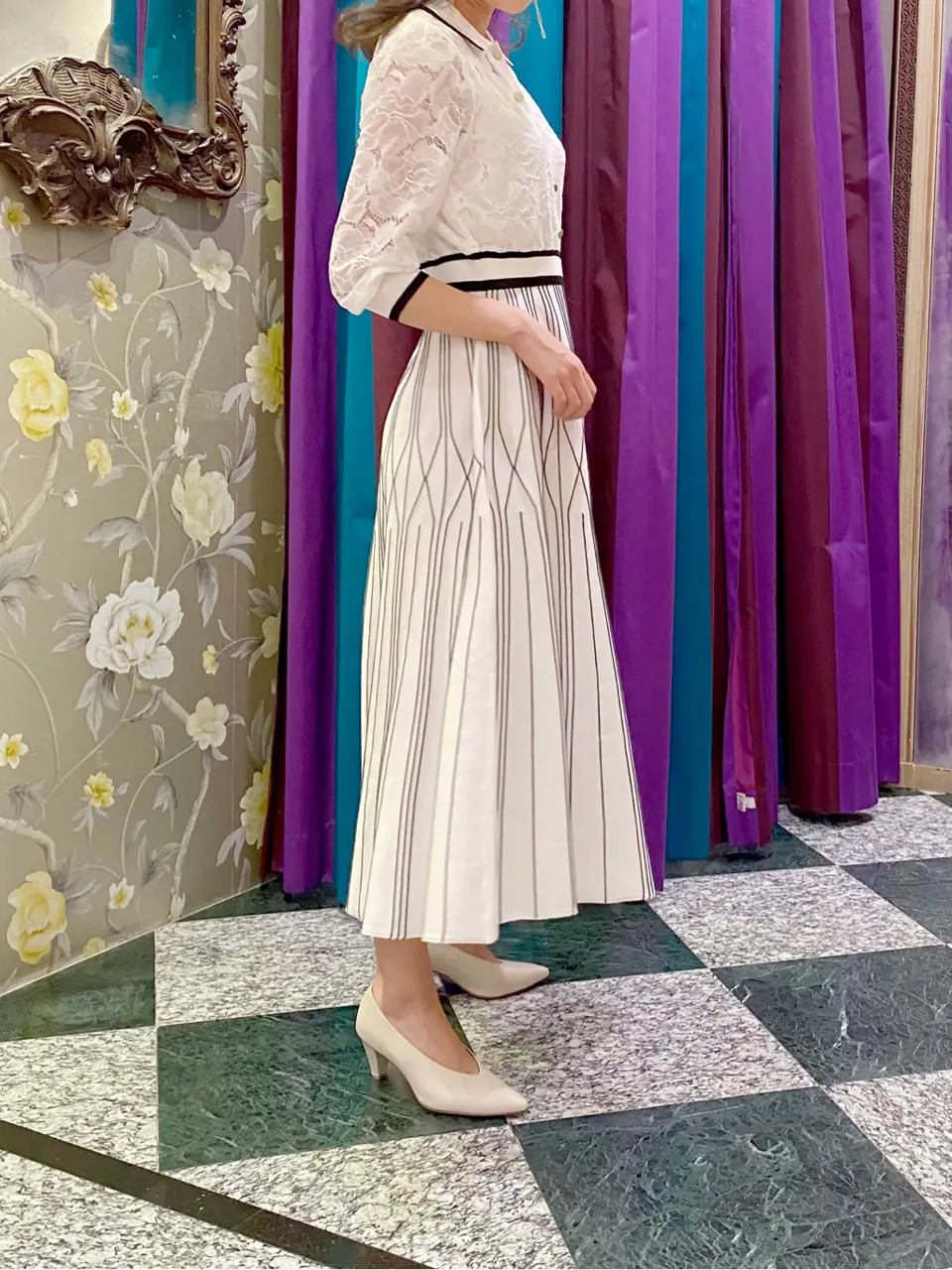 GRACE CONTINENTAL MORITA AI コーディネート画像