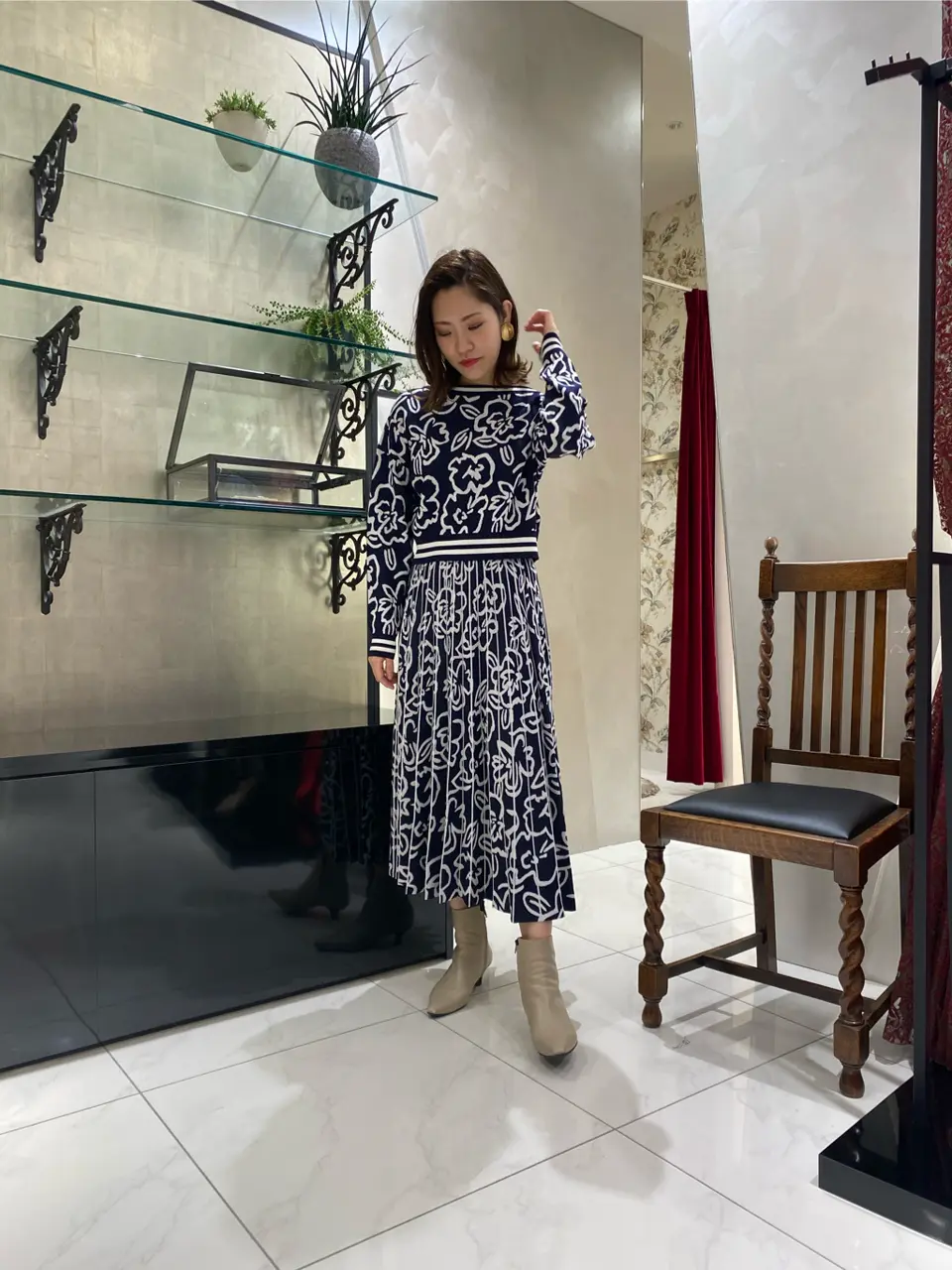 GRACE CONTINENTAL miyata コーディネート画像