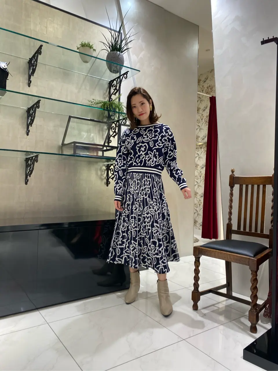 GRACE CONTINENTAL miyata コーディネート画像