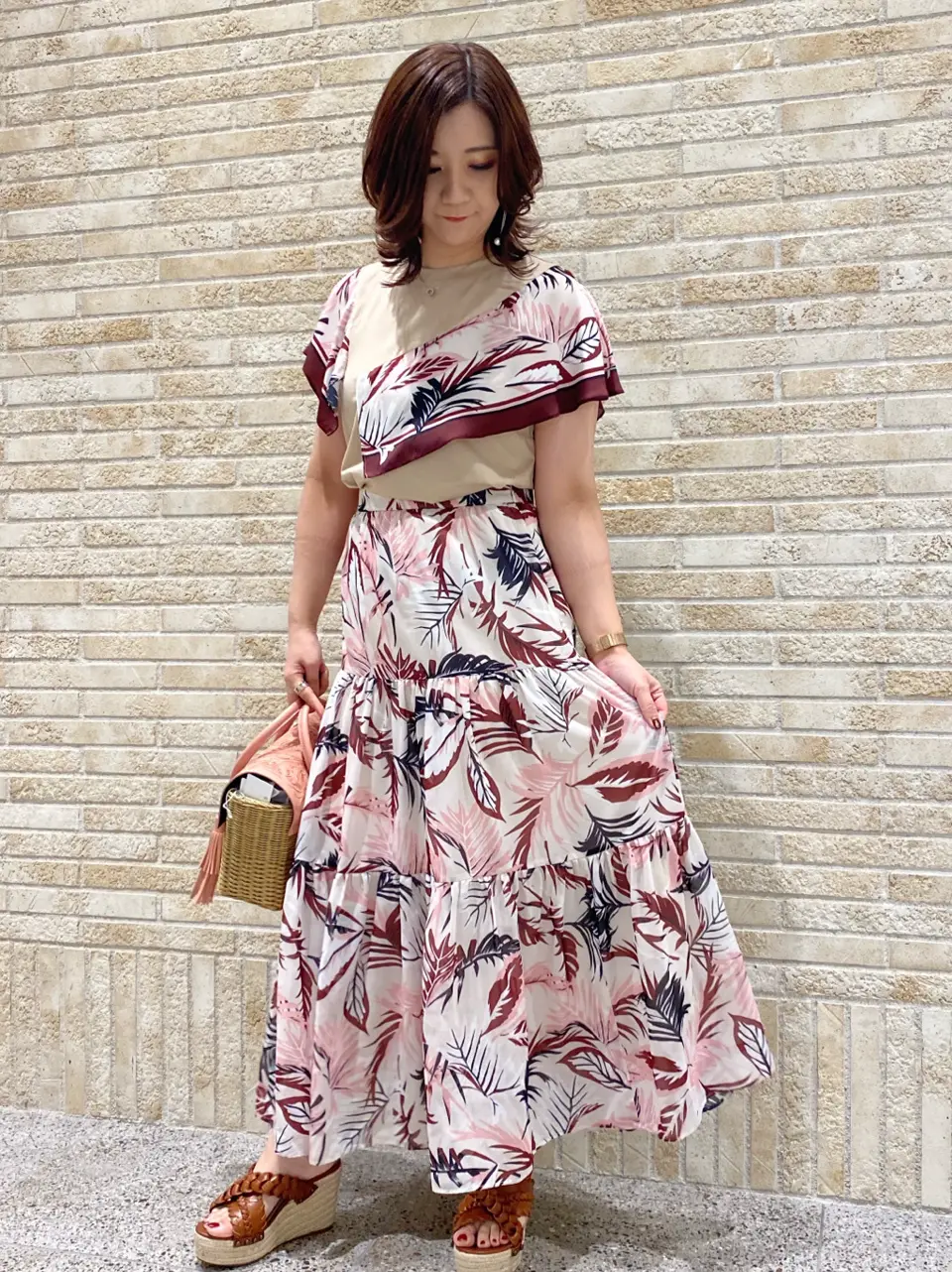 GRACE CONTINENTAL MOMOKO コーディネート画像